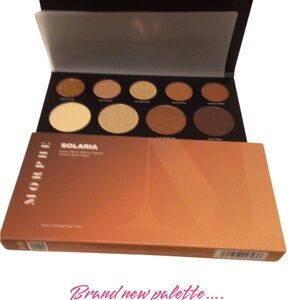 Morphe Gold and Brown Eyeshadow Palette Rich Pigmentation